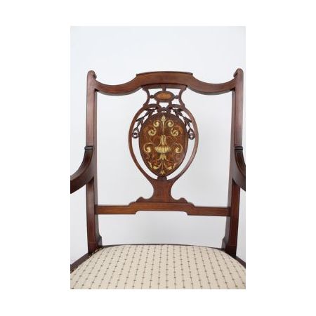 Mahagoni Stuhl / dressing table chair aus der viktorianischen Epoche