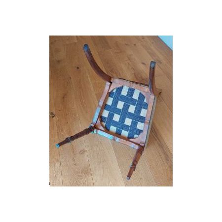 Palisander Stuhl / salon chair aus der viktorianischen Epoche mit Intarsien