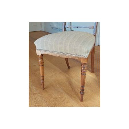 Palisander Stuhl / salon chair aus der viktorianischen Epoche mit Intarsien