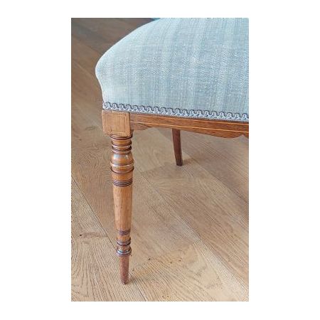 Palisander Stuhl / salon chair aus der viktorianischen Epoche mit Intarsien
