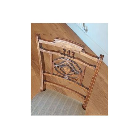 Palisander Stuhl / salon chair aus der viktorianischen Epoche mit Intarsien