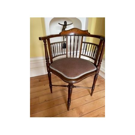 Mahagoni Stuhl / corner chair aus der Edwardianischen Epoche