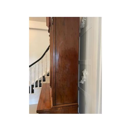 Antiker viktorianischer Bücherschrank aus Massivem Mahagoni