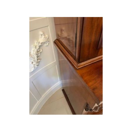 Antiker viktorianischer Bücherschrank aus Massivem Mahagoni