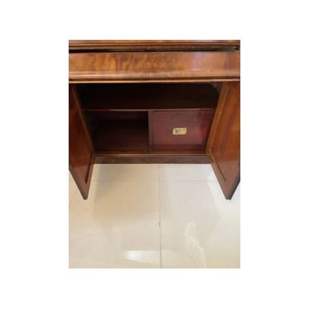 Antiker viktorianischer Bücherschrank aus Massivem Mahagoni