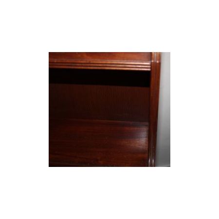 Antikes Bücherregal aus Mahagoni / open waterfall bookcase