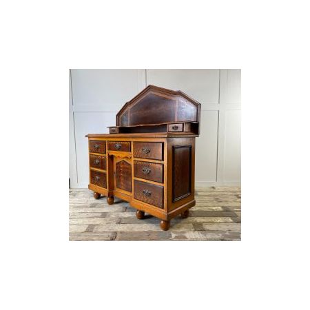 Antike Viktorianische Kommode / Lancashire dresser aus Kiefernholz