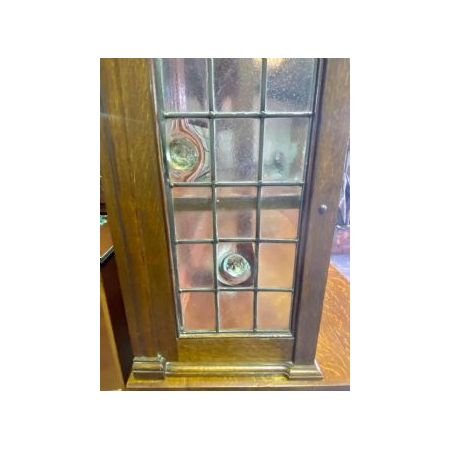 Antikes Viktorianisches Eichen Sideboard mit Spiegel