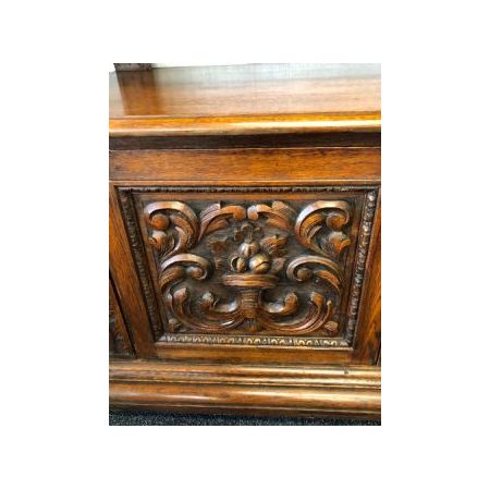 Antikes Sideboard / Kommode aus massivem Eichenholz