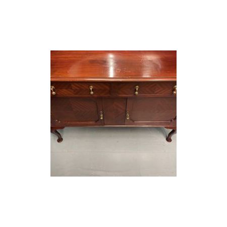 Antikes Edwardianisches Sideboard mit Spiegel