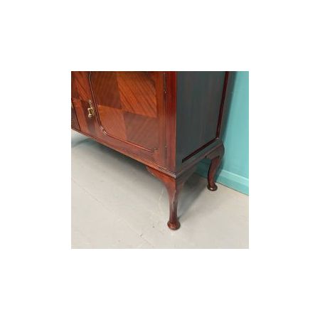 Antikes Edwardianisches Sideboard mit Spiegel