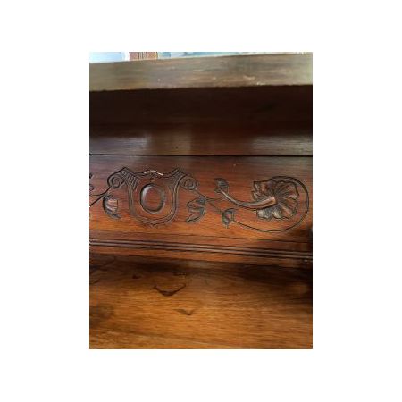 Viktorianische Kommode mit Spiegel aus Mahagoni / mirror back sideboard