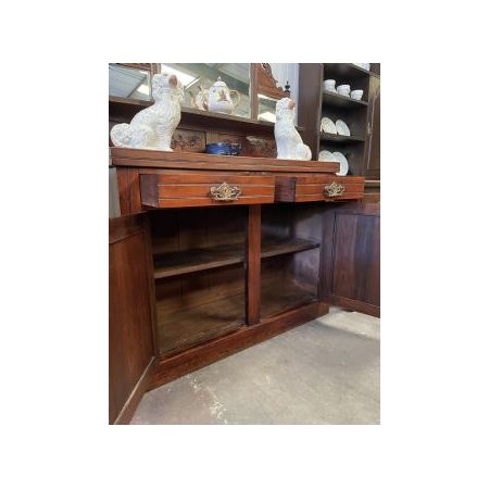 Viktorianische Kommode mit Spiegel aus Mahagoni / mirror back sideboard