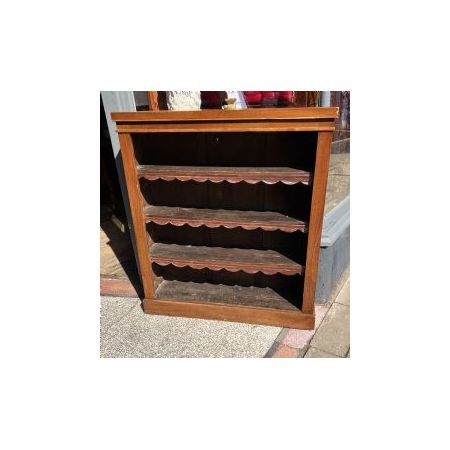 Antikes Bücherregal / bookcase aus Nussbaumholz