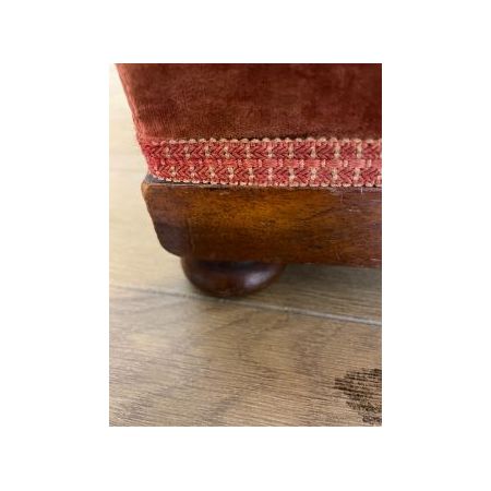 Antiker Viktorianischer Fußhocker