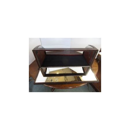 Antiker Mahagoni Vitrinenschrank