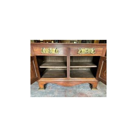 Exquisites viktorianisches Art-Nouveau-Mahagoni-Sideboard