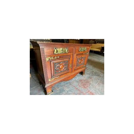Exquisites viktorianisches Art-Nouveau-Mahagoni-Sideboard