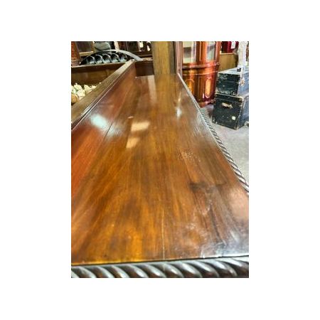 Schönes Edwardianisches Mahagoni-Vitrinenschrank mit Astral-Glaseinsätzen / astral glazed display cabinet