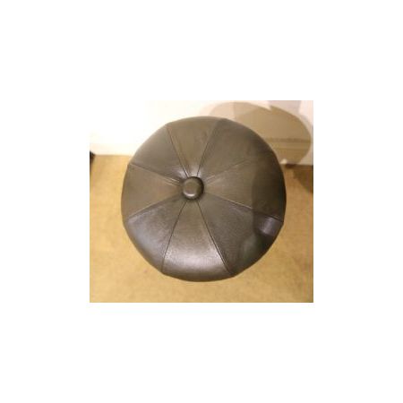 Antiker Klavierhocker, Pianostuhl / piano stool aus Eiche mit Leder