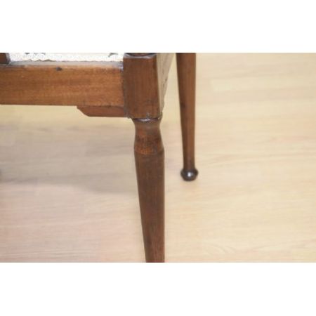 Wundervoller, antiker Edwardianischer Eckstuhl / cornerchair mit Intarsien aus Mahagoni