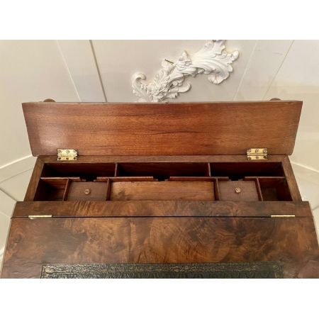 Antiker Viktorianischer ladies davenport / Schreibtisch aus Nussbaumholz