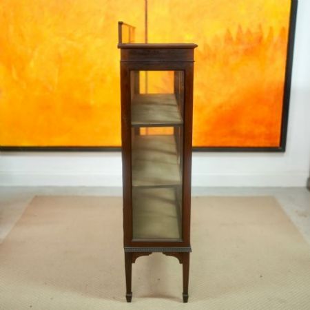 Edwardianisches mahagoni Bücherregal, mit Glastüren im Astragal-Muster