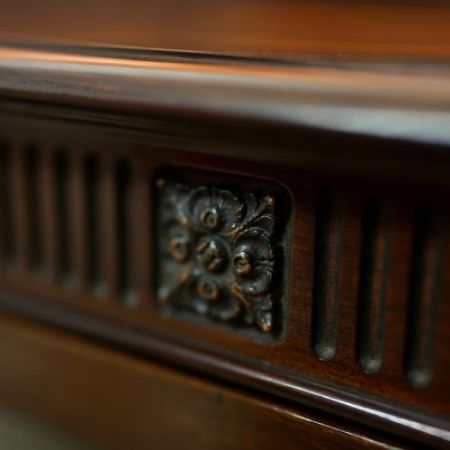 Edwardianisches mahagoni Bücherregal, mit Glastüren im Astragal-Muster