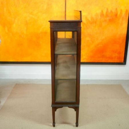Edwardianisches mahagoni Bücherregal, mit Glastüren im Astragal-Muster