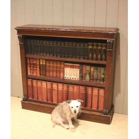 Antikes Viktorianisches Bücherregal / open bookcase aus Eichenholz