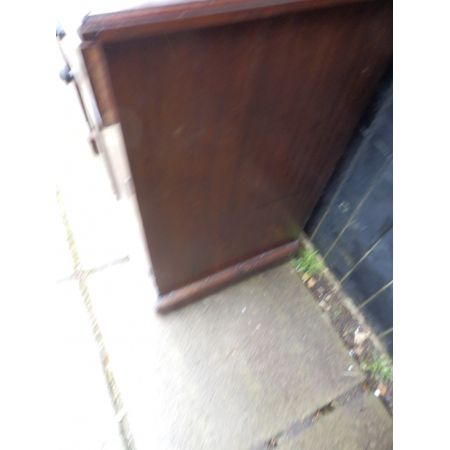 schöner Antiker Mahagoni Schreibtisch