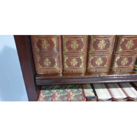 Antikes Viktorianisches Bücherregal / open bookcase verstellbar