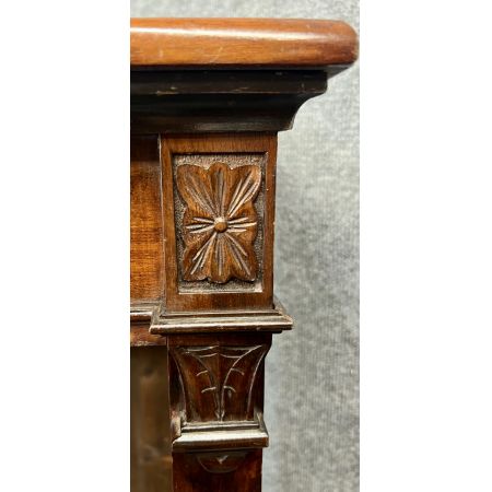 Antikes Edwardianisches Bücherregal / open bookcase aus Mahagoni verstellbar