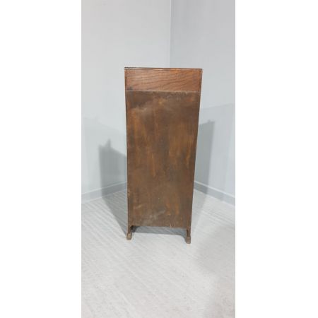 schmalles Bücherregal / waterfall bookcase aus Eichenholz