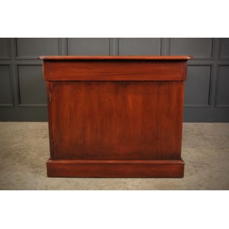 Großer viktorianischer Schreibtisch / partners desk aus Mahagoni