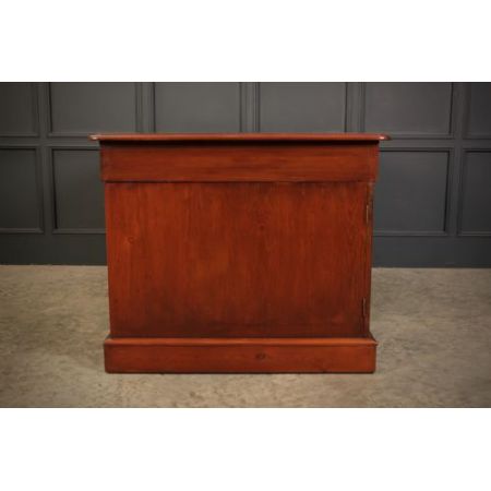 Großer viktorianischer Schreibtisch / partners desk aus Mahagoni