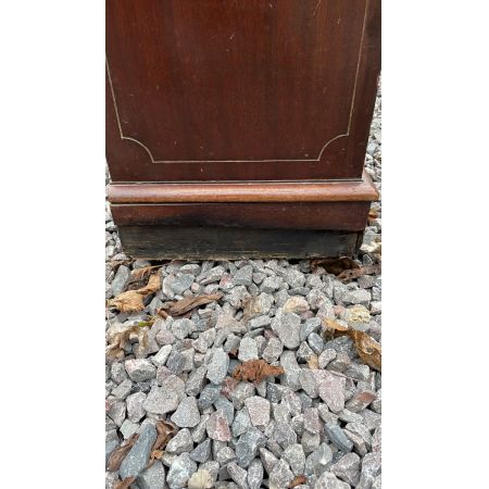 großes spätviktorianisches Bücherregal aus Mahagoni