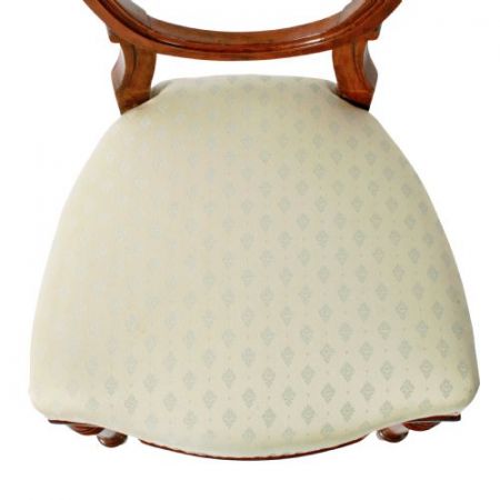 Ein paar antiker viktorianischer Stühle aus Nussbaumholz