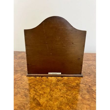 Antiker Edwardianischer Bücherständer aus Mahagoni