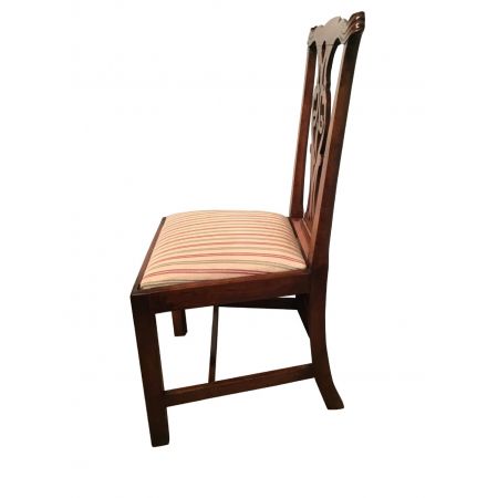Paar antiker georgianische Stühle / sidechairs