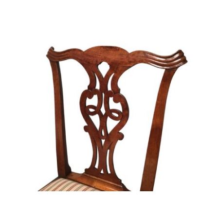 Paar antiker georgianische Stühle / sidechairs