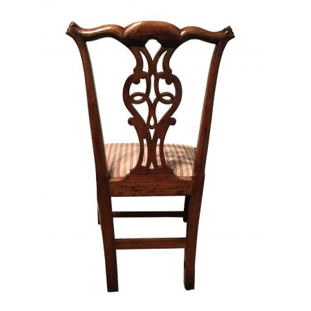 Paar antiker georgianische Stühle / sidechairs