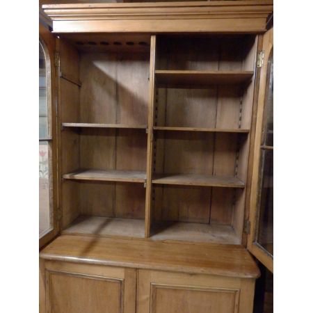 Antiker Viktorianischer Bücherschrank / Vitrine