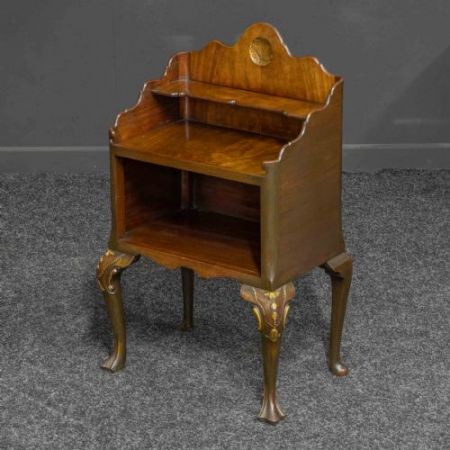 kleines Bücherregal / Buchständer aus Mahagoni