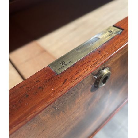 Antiker Mahagoni-Bücherschrank mit Unterschrank aus dem 19. Jahrhundert