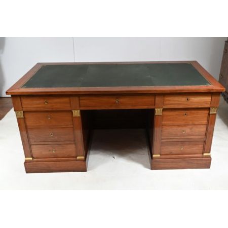 Napoleon II partnersdesk im französischen Stil aus Kingwood