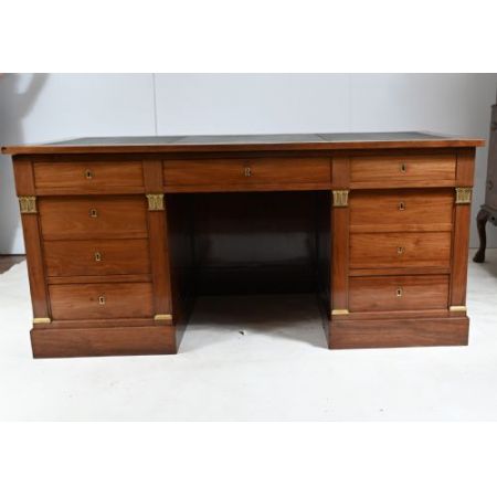 Napoleon II partnersdesk im französischen Stil aus Kingwood
