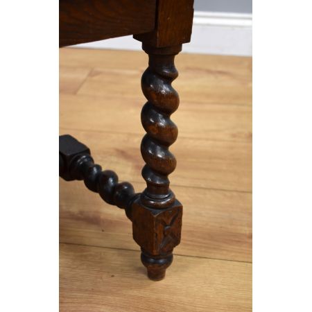 Ein Paar Eichen-Armlehnstühle im Barley-Twist-Stil