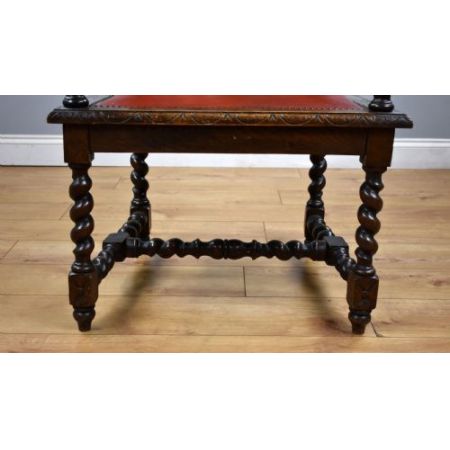 Ein Paar Eichen-Armlehnstühle im Barley-Twist-Stil