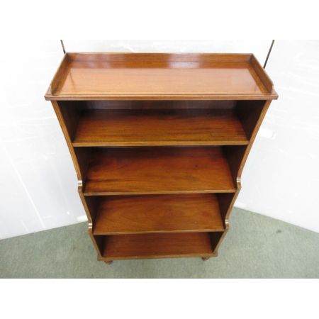 Antikes Bücherregal / waterfall bookcase mit Intarsien